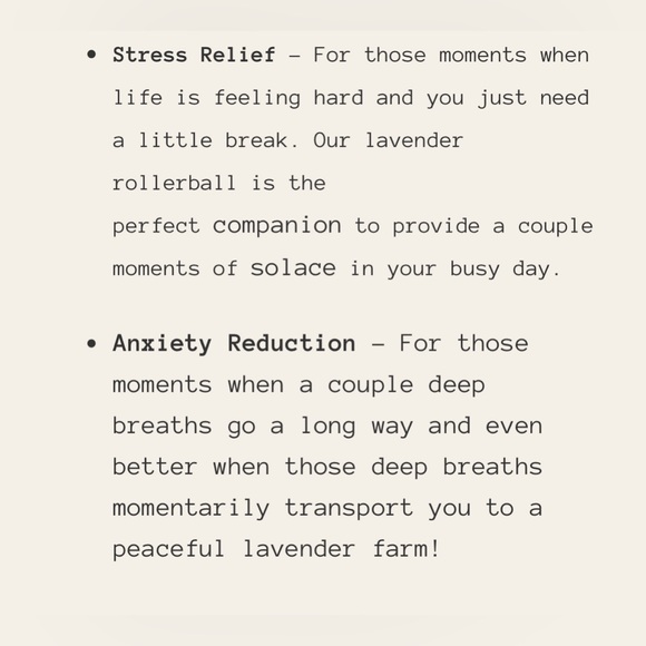 Our Lavender Co. Lavendar Rollerball| size: 10 ml - Picture 5 of 6